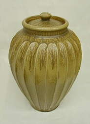 Sprial Covered Jar