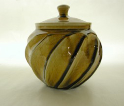 Fluted Covered Jar